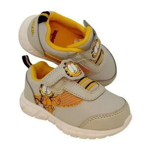 Nickelodeon Garfield Boys Gray & Orange Sneakers - Size 6